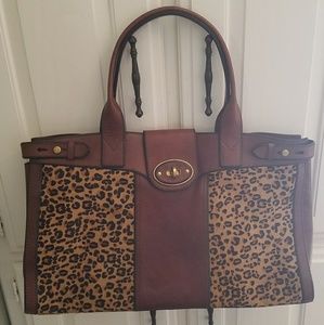 NWOT Fossil vintage reissue weekender tote